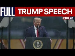 President Trump addresses crowd at military parade: FULL SPEECH