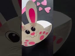 Paper plate easter bunny | Easter bunny crafts