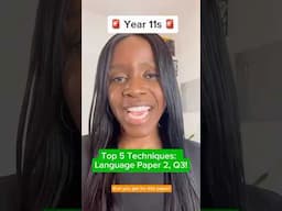 Top 5 “Language” Techniques You Will Find In Any Language Paper 2 Exam! (GCSE Paper 2, Question 3)