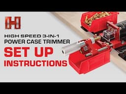 How to Set Up the High Speed 3-in-1 Power Case Trimmer