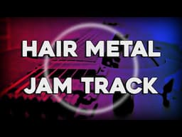 Hard Rock Hair Metal Fast Guitar Backing Track D Minor