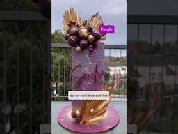 Which is your best color/Design ? This purple elegance cake is one of the best sellers on my