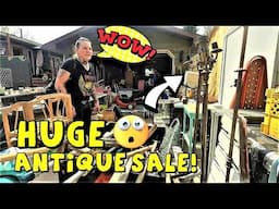 Ep660:  HUGE ANTIQUE & JUNK SALE!  🤯🤯  Can we thrift some vintage valuables!?!?!?