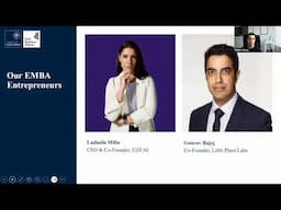 Entrepreneurship and the Executive MBA webinar
