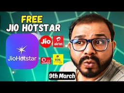 2025 ICC Champions Trophy Final FREE  - Jio Airtel VI For Free Legally & IPL 2025 || News 9th March