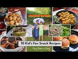 10 Super hit snacks for kids | #foodforfoodies #nashta #snacksrecipe