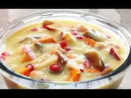 Summer Special Thick and Creamy Fruit Custard Recipe |  Easy Fruit Custard Recipe by CookwithSeema