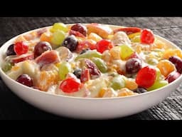 creamy fruit chaat Ki recipe