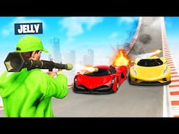 $10,000,000 ROCKETS Vs. CARS In GTA 5 (bad idea)