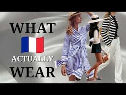 What FRENCH WOMREN 40+ Actually WEAR in Summer (It’s Not What You Think)