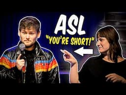 Deaf Interpreter Roasts Short Comedian