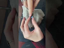 Setting a turquoise stone | Silversmithing tutorials #shorts