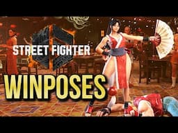 Street Fighter 6 - All Characters Win Poses Complete Seasons 1 & 2