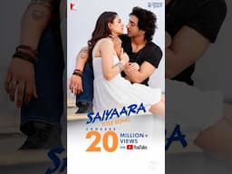 Thank you for the love ❤️ 20M+ views on #SaiyaaraTitleSong