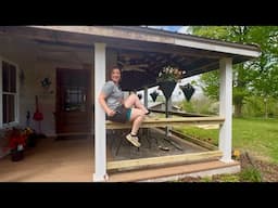 DIY Porch Railing TRANSFORMATION...  I can't get over it.