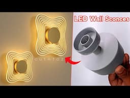 Best Profitable Business ideas How to Make a Professional Work in Home Wall Sconce Lamp 11 #cutAtoz