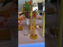 Summer / Tropical Table decor ideas #summertablescape #lascrucesnm #localdesigner