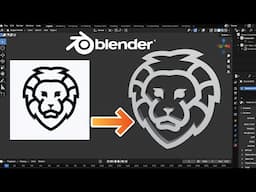 Turn SVG's Into 3D Objects | Beginners Blender Tutorial