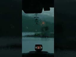 Van Life Cozy Camping in HEAVY Rain & Misty Viking Fjords - Freaky Snow Storm, Hunkering Down