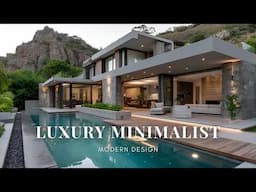 Modern Elegance Redefined: 25 Luxury Minimalist House Designs Ideas