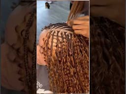 Knotless boho braids tutorial  #viral #braids #reels #video #viralreels #braidtutorial  #shorts