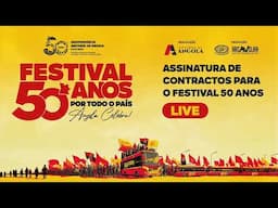 Assinatura de Contractos para o Festival 50 Anos