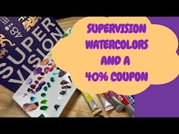 SUPERVISION Watercolors Set of 48 8ml Tubes | 40% Coupon in Description
