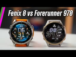 Garmin Forerunner 970 vs Fenix 8 // Striking Similarities!
