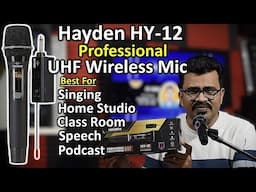 Best Cordless Microphone for Singing | HAYDEN HY12 | Wireless Mic | Cordless Mic for Singing