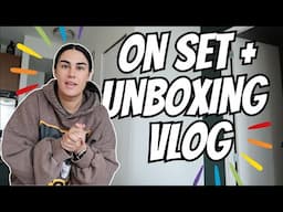 auditions, on set + unboxing | WEEKEND IN MY LIFE VLOG
