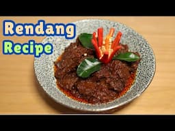 RENDANG Recipe - Indonesian Beef 🥩 so Tender Tasty and Deep Flavor