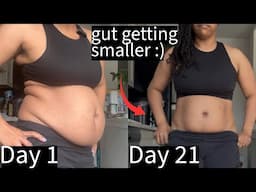 my waist is smaller by doing these at home workouts (results, nice cream, + staying encouraged