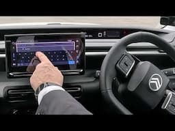 How to set the sat  nav system in a 2025 Citroen E C3 Max