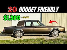 20 Classic Cars You Can Own $1,300 to $8,500!
