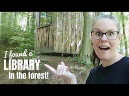 I found a library in the forest - You won't believe what was inside!