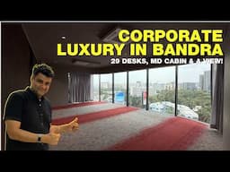 Luxury Office Tour in Bandra East – Your Next Business Hub!