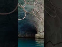 Swimming Through Abandoned WW2 Tunnel #abandoned #ww2 #scary