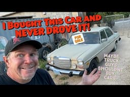 Dirt Daily. I Bought a Doomsday Mercedes, but Never Drove It Once!