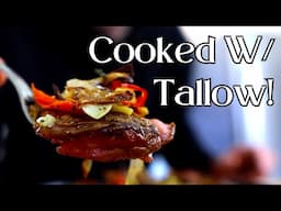 Crispy Crushed Potatoes Cooked W/ Tallow