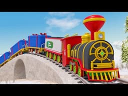 Toy Trains for Kids – 🚂 Fun Ride with Cartoon Trains | Kids Fun Video