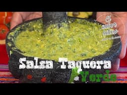 🔴¡Cómo Hacer Salsa Verde cremosa de Aguacate como en las Taquerías 🌶🥑