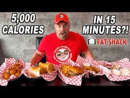 Can I Finish Fat Shack's 5,000 Calorie "5K" Menu Eating Challenge Within 15 Minutes?!