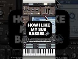 How To Make A Trance Sub Bass