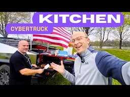 Cooking in a Cybertruck?! Mind-Blowing Kitchen + Frunk Kit