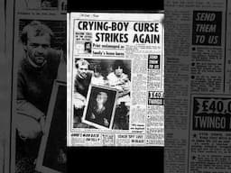 The Crying Boy Painting...Cursed or Coincidence ?#CursedObjects #HauntedArt #MysteriesRetold