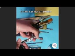 ¿Sabes elegir el pincel perfecto? Todo lo básico sobre pinceles para pintura artística