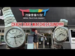 I scored HUGE on vintage watches at a Seoul Folk flea market South Korea