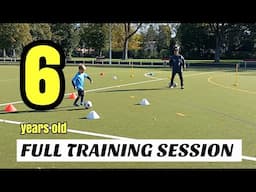 Full Soccer/Football Training Session ⚽️ 6 Years Old Talent Johann 🔥