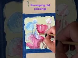 Revamping old painting #painting #art #watercolor #watercolorart #artwork #michellekral #watercolour