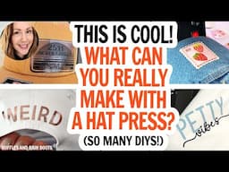 Look at ALL of This Made with the Vevor Hat Press! Hats, Shirts, Totes, More - and I'm Sharing Tips!